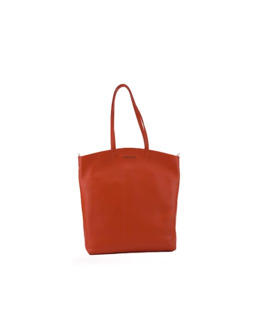 Orciani Red Ladylike M Soft Medium Bag
