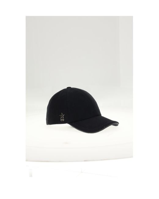 Dior White Wool Hat