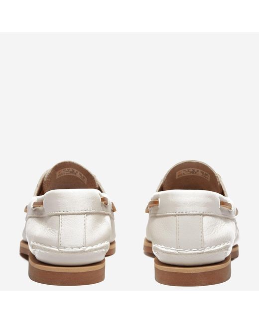 Timberland Metallic Loafers Classic Boat Leather