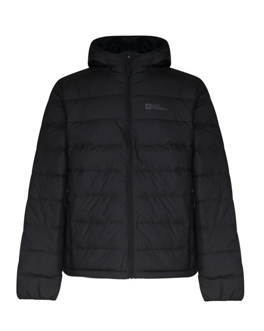 Jack Wolfskin Black Nylon Jacket for men