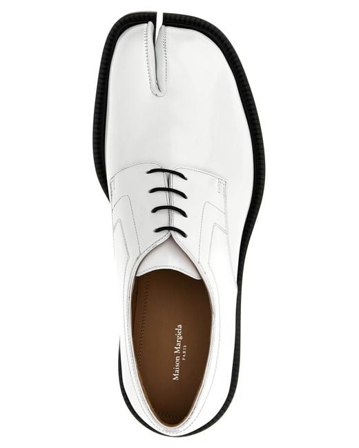 Maison Margiela White Taby Country Lace Up Shoes for men