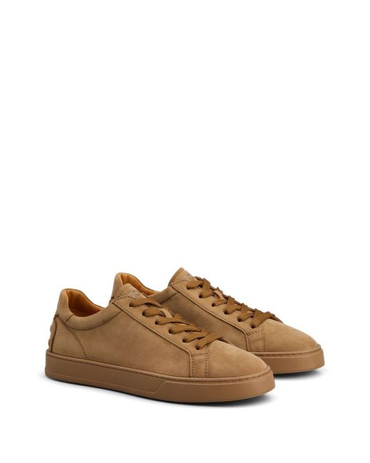 Tod's Brown Tods Flat Shoes Leathe Rand Out.Mat for men
