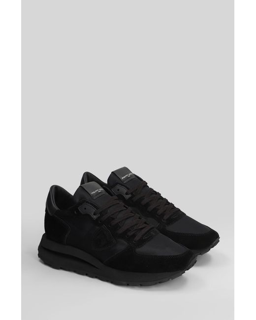 Philippe Model Black Tropez Haute Low Sneakers for men