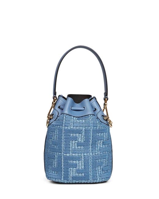 Fendi Blue Mini Bag Mon Tresor Shoulder
