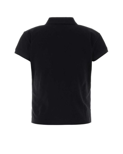 Balenciaga Black "loop Sports Icon" Polo Shirt