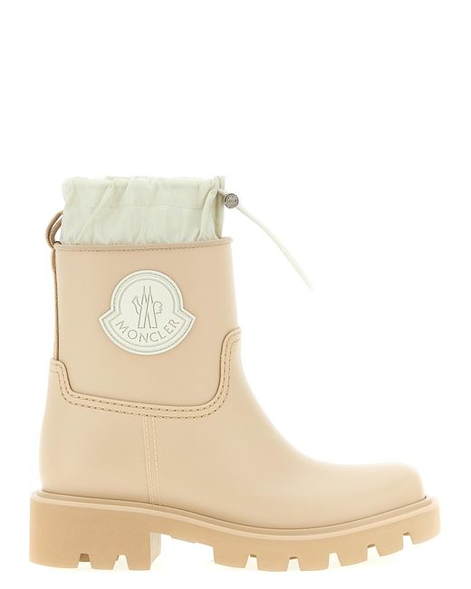 Moncler Natural 'Kickstream' Rain Boots
