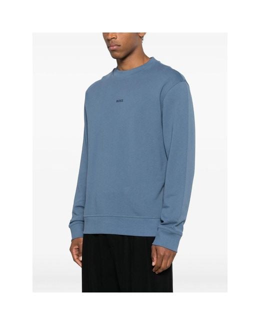 Boss Blue Sweatshirt for men