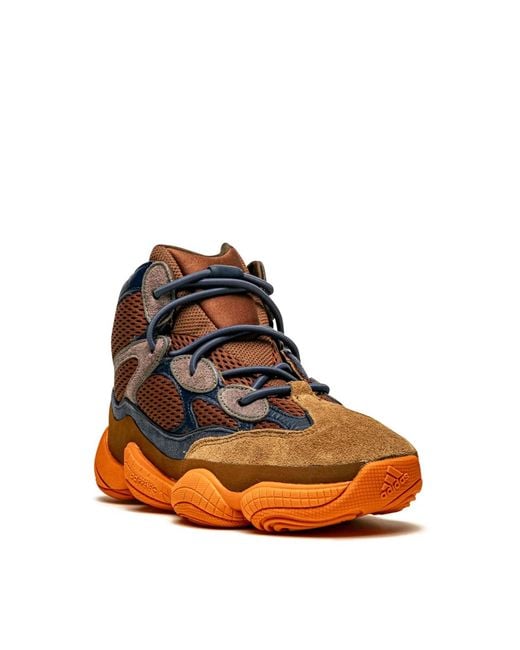 Yeezy Orange Adidas 500 High Tactile Sneakers Shoes for men