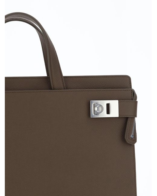 Ferragamo Brown Borsa A Mano for men