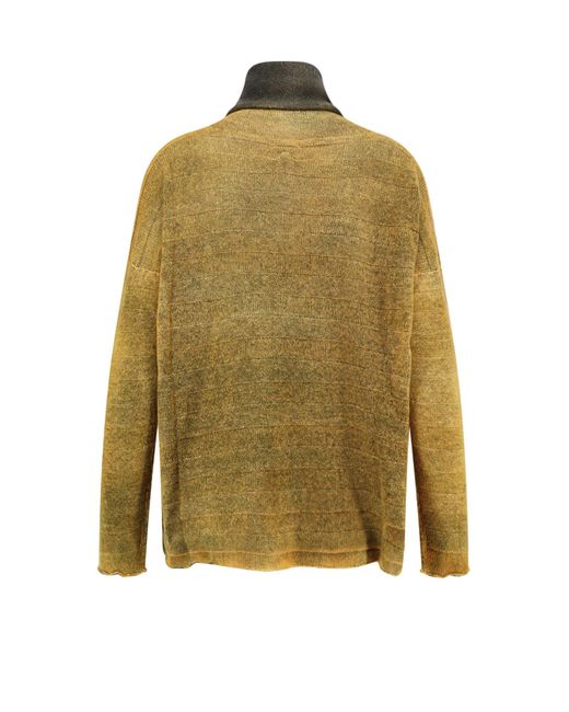 F Cashmere Green Bruco 89 Cashmere Turtleneck Sweater