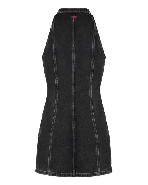 DIESEL Black De-Lulu-Short Denim Dress