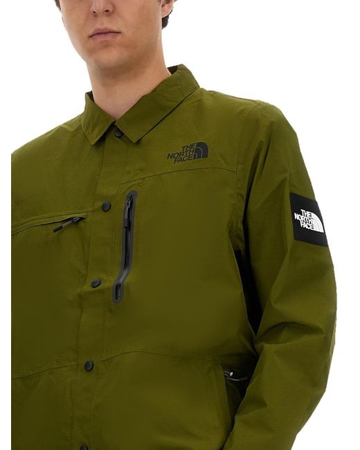 The North Face Green Shirt With Logo for men