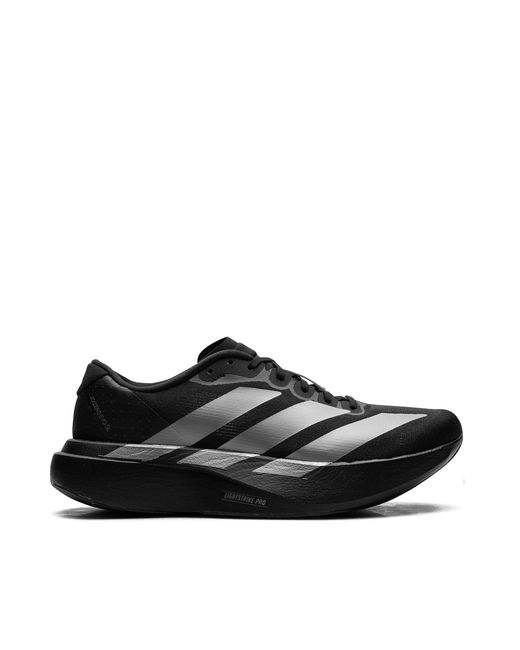 Adidas Black Sneakers Adizero Evo Core/Iron Metallic/ Four Trainers for men