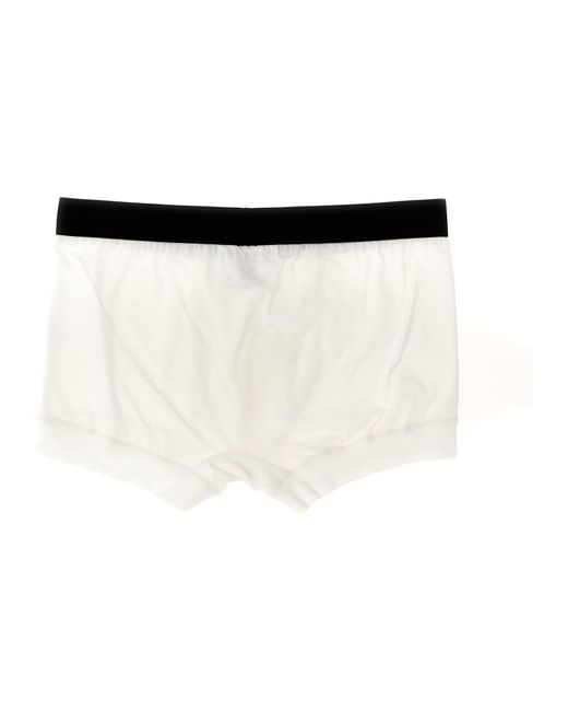 DSquared² White 2-pack Elastic Logo Boxer Shorts Underwear, Body for men