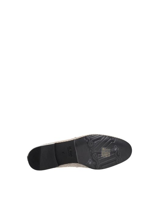 Max Mara Natural Fabric Slip-On Loafers