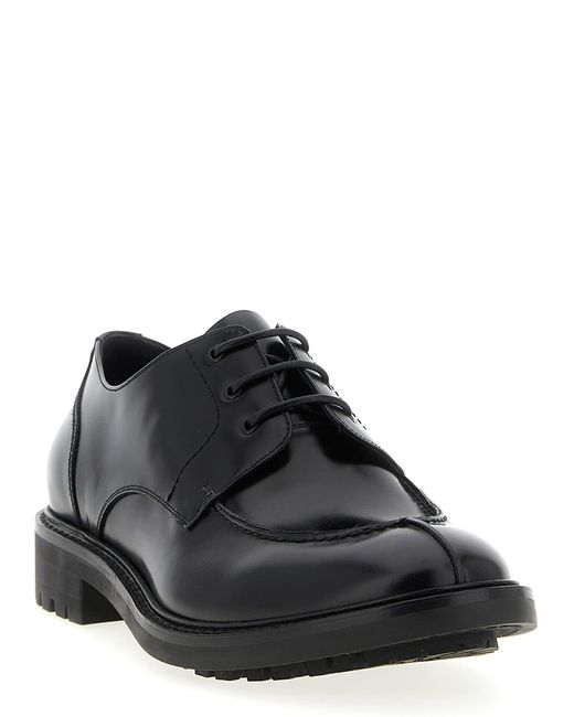 Saint Laurent Black 'Lino' Lace Up Shoes for men