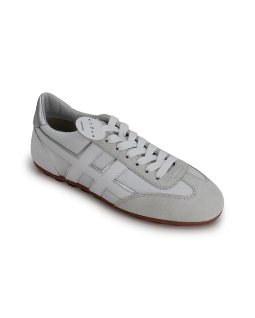 Hogan Gray Flat Shoes