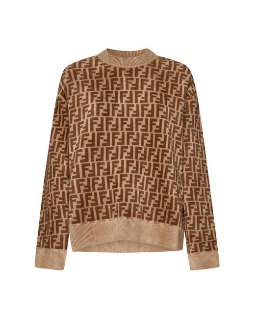 fendi brown sweater