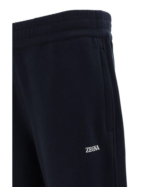 Zegna Blue Tracksuit Pants for men