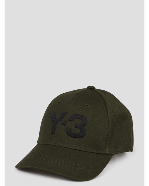 Y-3 Green Logo Cap for men