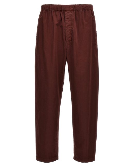 Lemaire Purple Relaxed Pants for men