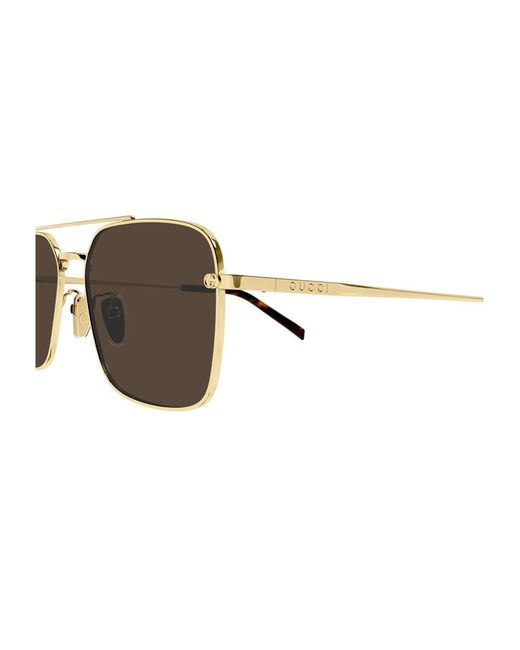 Gucci Brown Sunglasses for men