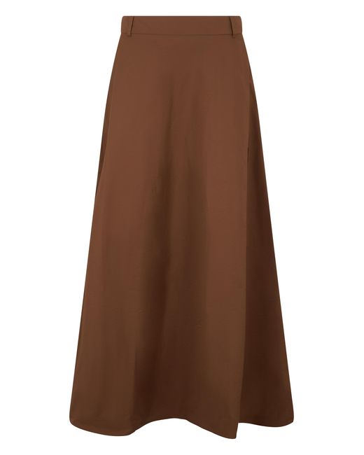 Max Mara Brown Skirt Polyester