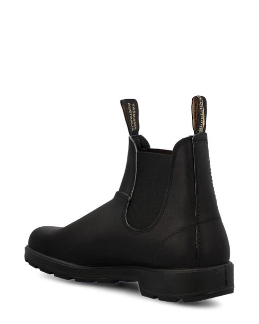 Blundstone Black Round-Toe Ankle Boots