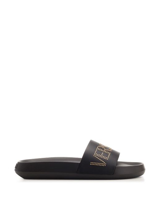 Versace rhinestone cheap slides