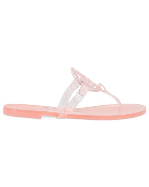 Tory Burch Pink Low Sandals Miller Jelly Tpu