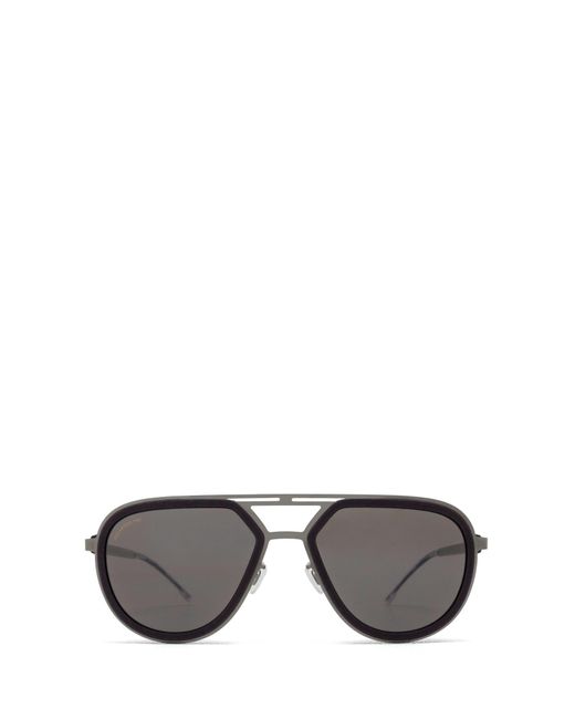Mykita Gray Cypress Sun Mh60-slate Grey/shiny Graphite Sunglasses