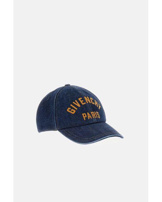 Givenchy Blue Curved Cap for men