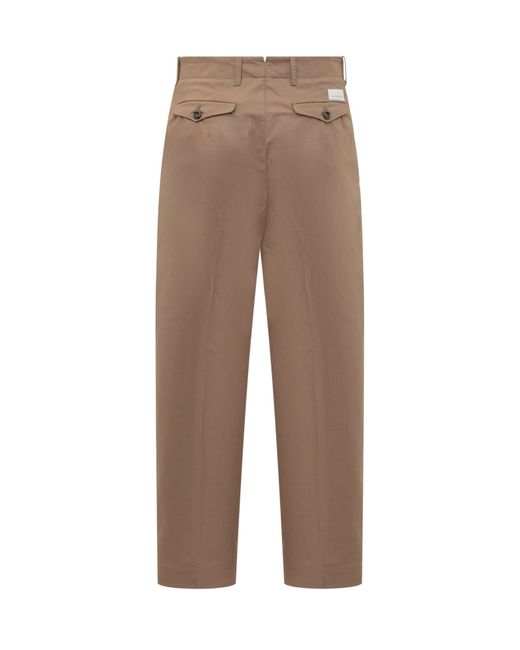 Nine:inthe:morning Brown Diamante Carrot Trousers