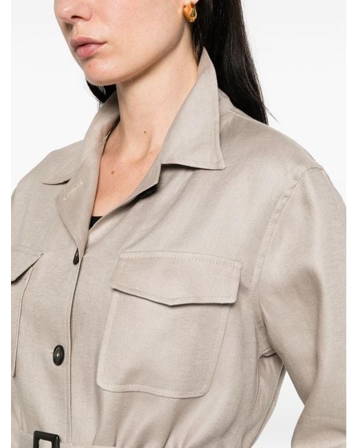 Tagliatore Natural Jackets Outer: Linen/Flax