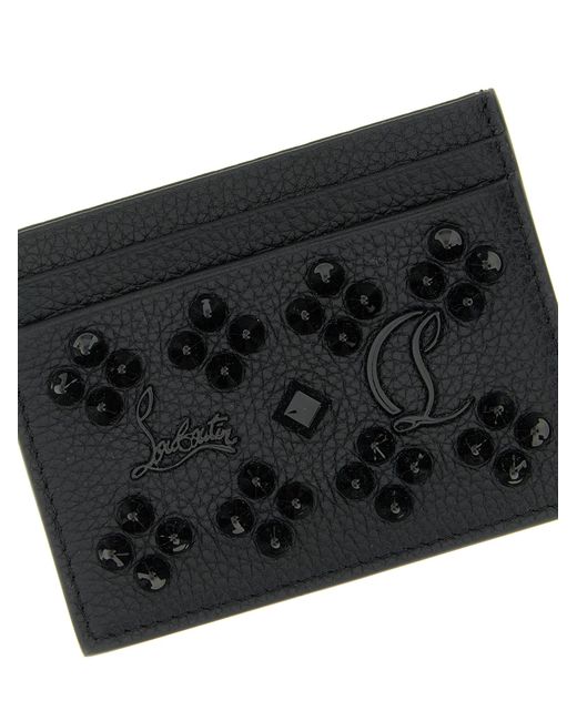 Christian Louboutin Black 'Kiosâ€ Card Holder