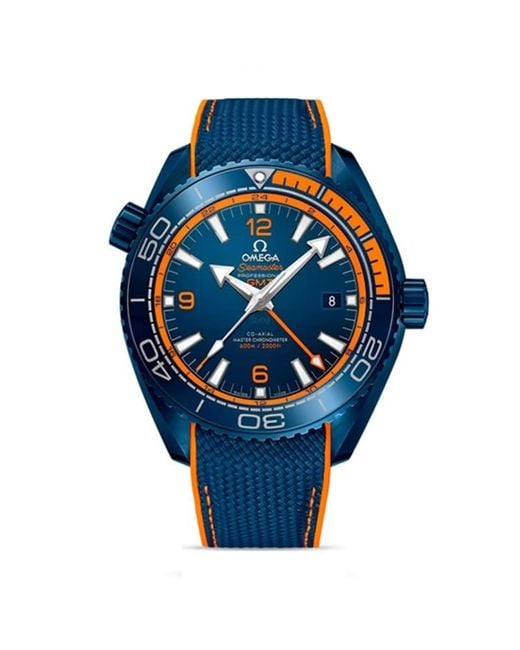 Omega Seamaster Planet Ocean 600m Co-axial Master Chronometer Gmt Big Blue 45,5 Mm Watches for men