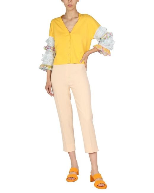 Boutique Moschino Yellow Cady Pants