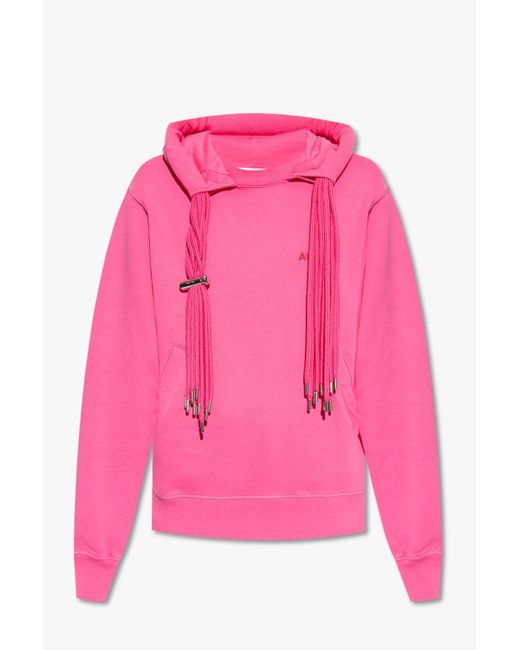 Ambush Pink Sweatshirt With Drawstrings