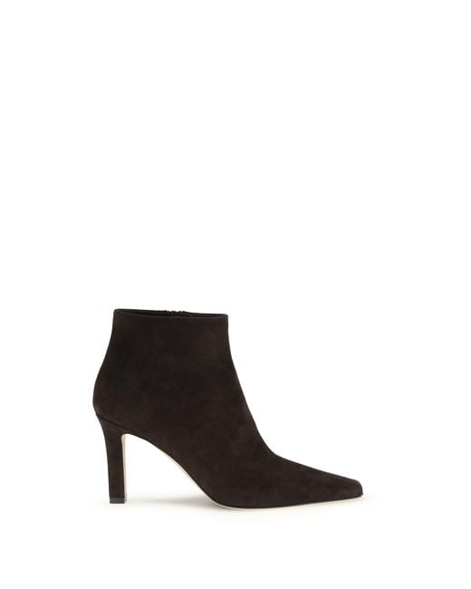 The Row Black Ankle Boots Nappa Leather