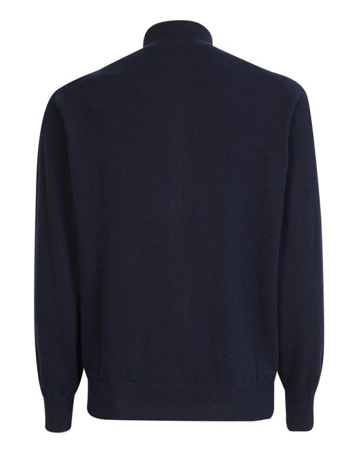 Brunello Cucinelli Blue This Timeless Cardigan for men