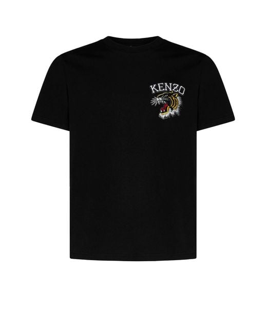 Kenzo black tiger 2024 t shirt mens
