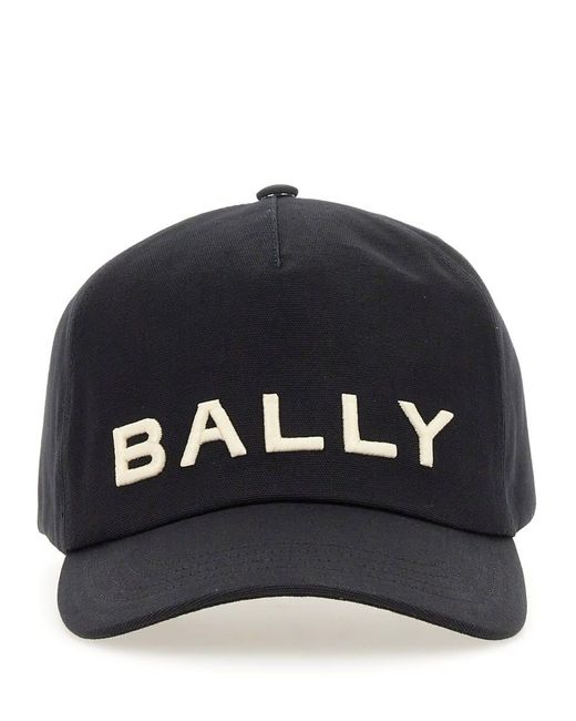 Bally Blue Baseball Hat With Logo for men