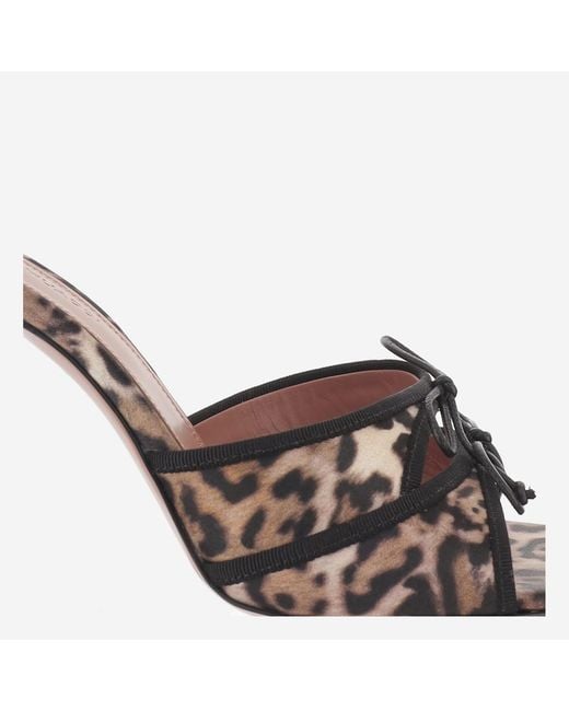 AMINA MUADDI Brown Sandals Eleonora Silk