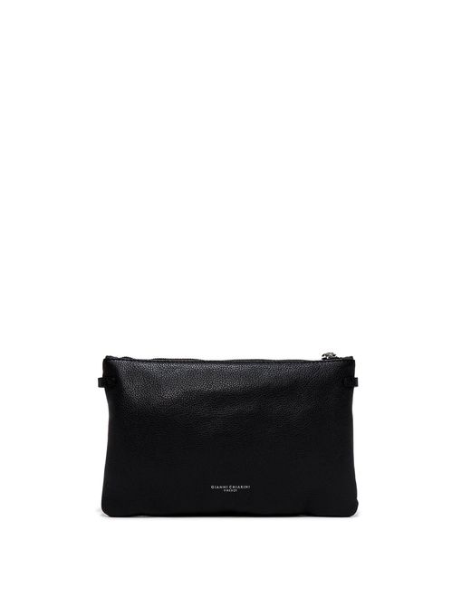 Gianni Chiarini Clutch Bag With Shoulder Strap in Nero (Black) - Lyst