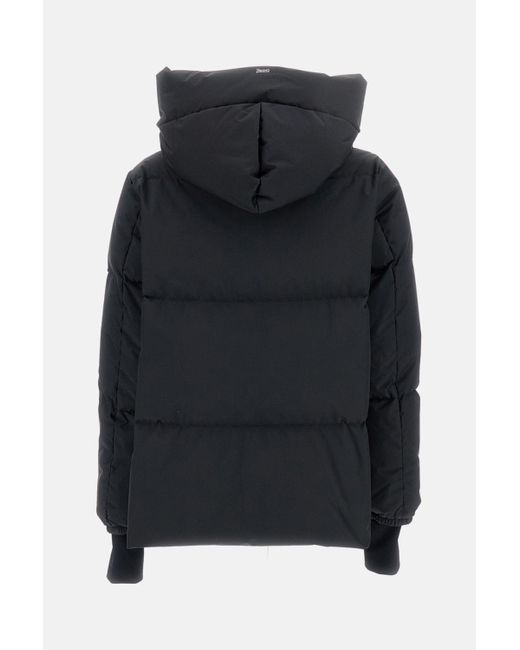Herno Black 2 Layers Rain Jacket