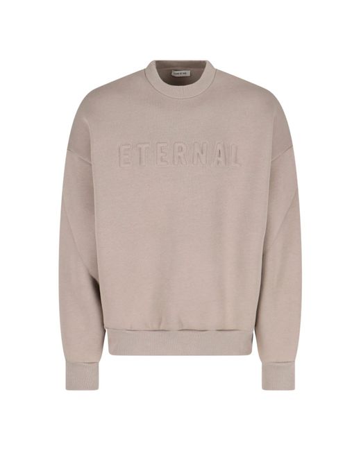 Fear Of God Natural Eternal Crew Neck Sweatshirt for men