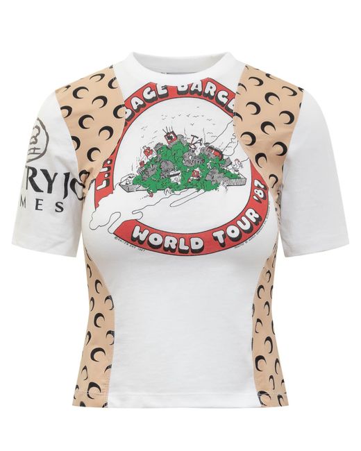 Marine serre moon Tシャツ Marine Serre Crescent Moon Tシャツ | ブラック | FARFETCH JP