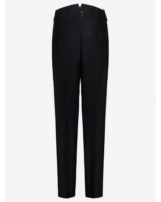 DSquared² Black Suit Chicago Virgin Wool Suits for men