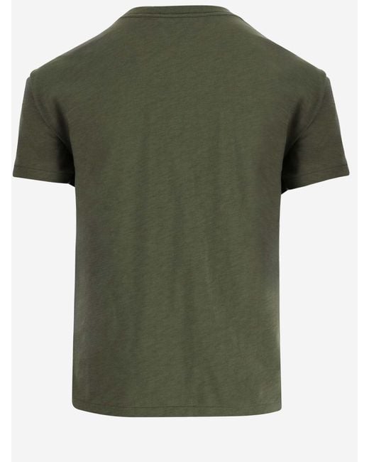 Ralph Lauren Cotton Polo Bear T-shirt in Green | Lyst