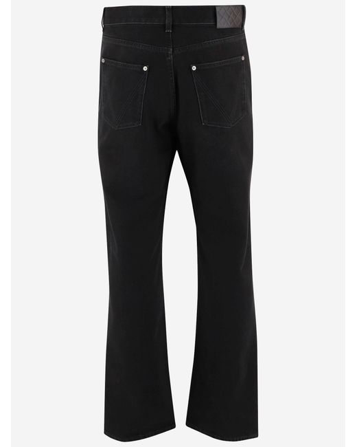 Bottega Veneta Black Jeans Cotton Denim Trousers for men